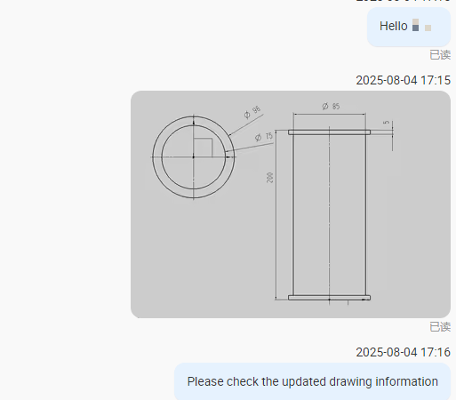 最新の会社の事例について アメリカの顧客 - クォーツチューブのカスタマイズ