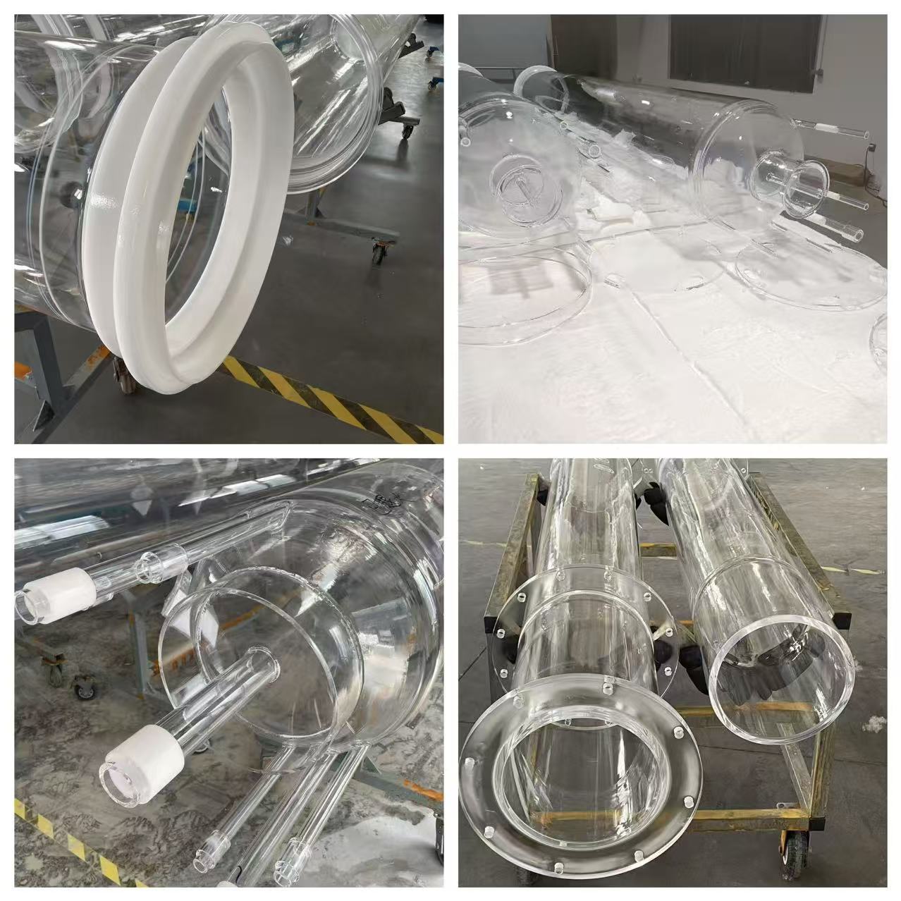 最新の会社の事例について Case Study： Fused Silica Furnace Tube-Amy