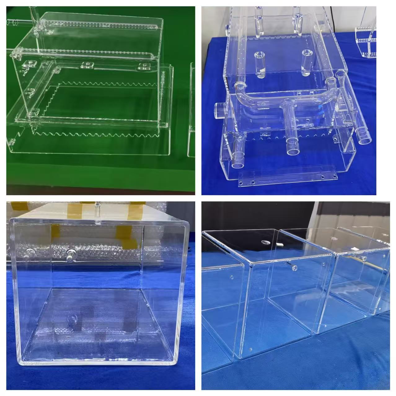 最新の会社の事例について Custom JGS2 Quartz Square Tank-Amy