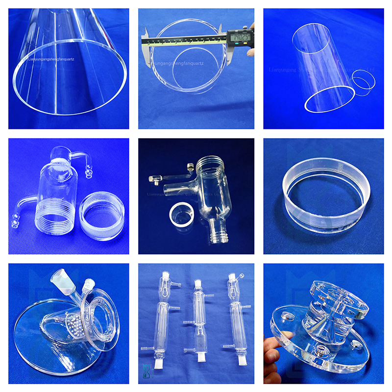 最新の会社の事例について Clear Fused Silica Quartz Coiled Tube--Amy