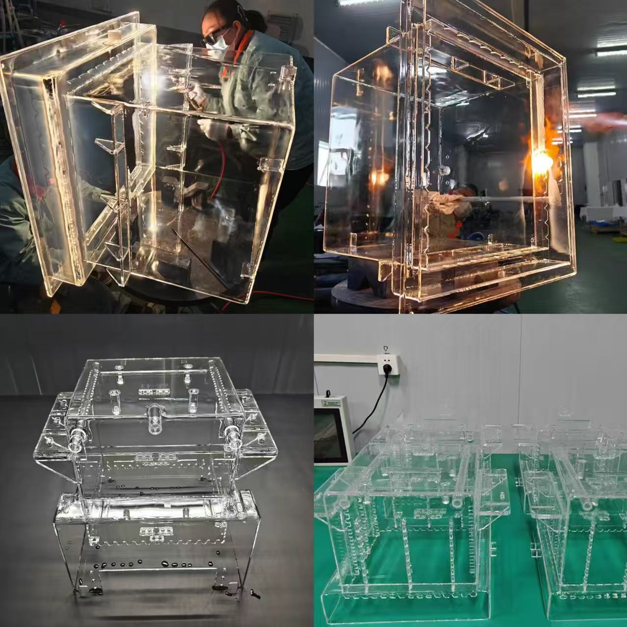 最新の会社の事例について Performance and Advantages of Quartz Square Container / Quartz Square Tank-sara