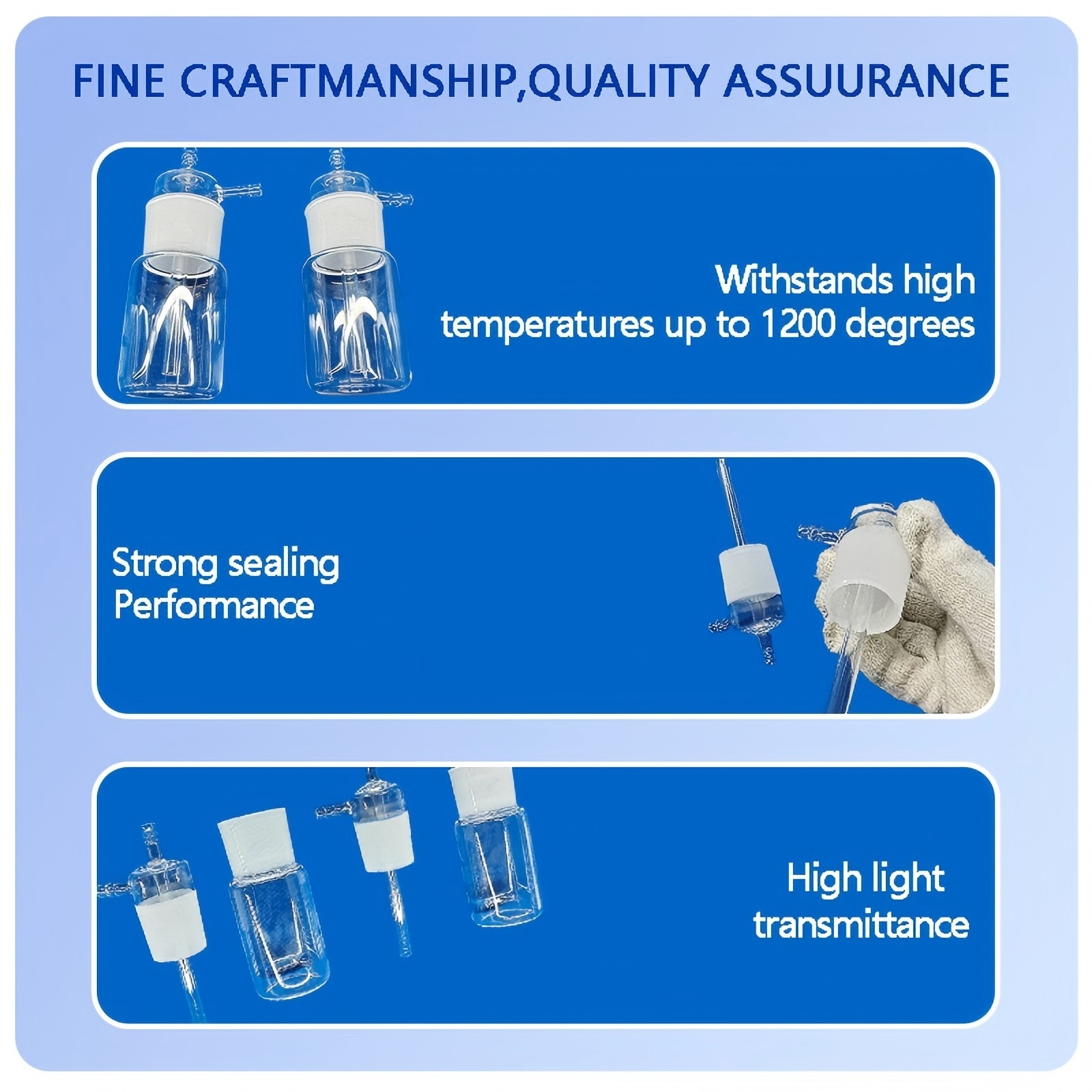 最新の会社の事例について Quartz Three‑Neck Round‑Bottom Flask | High Temp & UV Transmittance Lab Glassware-sara
