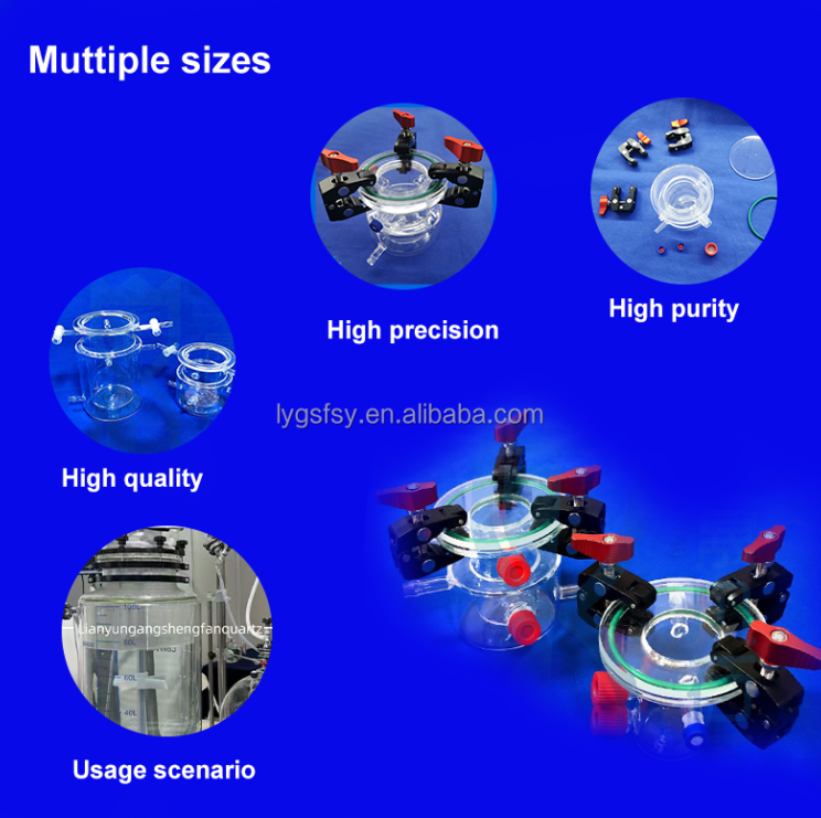 最新の会社の事例について JGS2 Quartz Photocatalytic Reactor for Lab & Industrial Photochemistry Applications-sara
