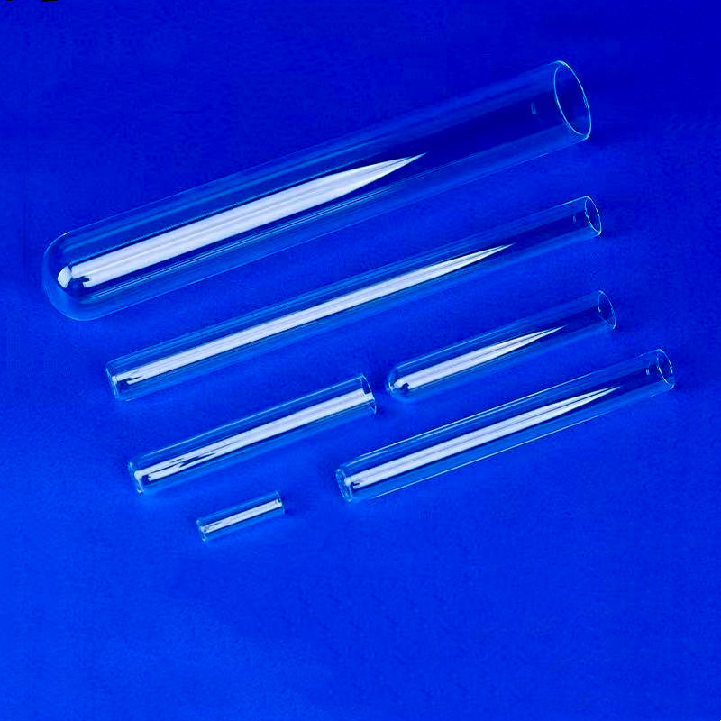 最新の会社の事例について High Purity Quartz Round Bottom Tubes for Science and Technology Laboratory-Mia