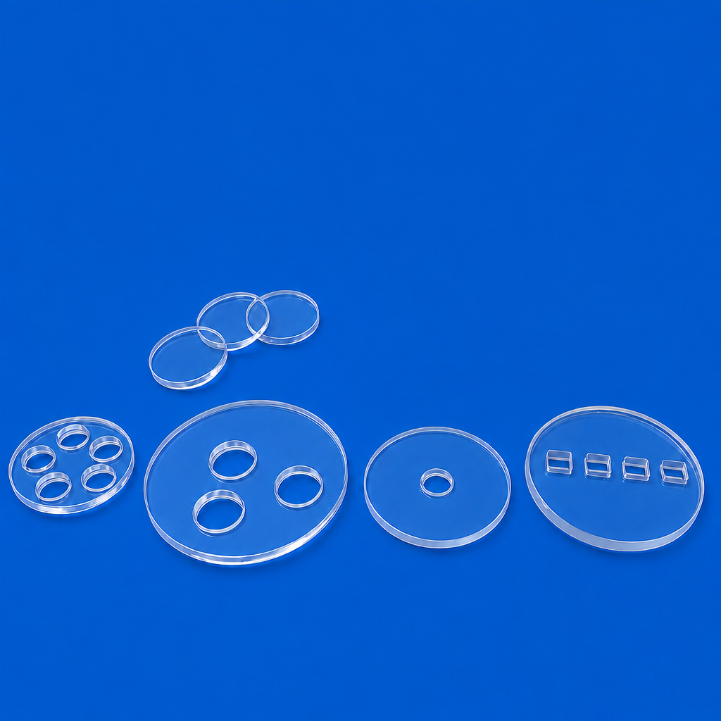 最新の会社の事例について Multi‑hole Quartz Gas Diffusion Plate for New‑energy Research Laboratory-sara