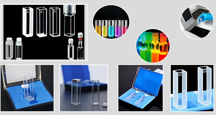 最新の会社の事例について High Purity Quartz Cuvette for Laboratory Spectroscopy-Amy