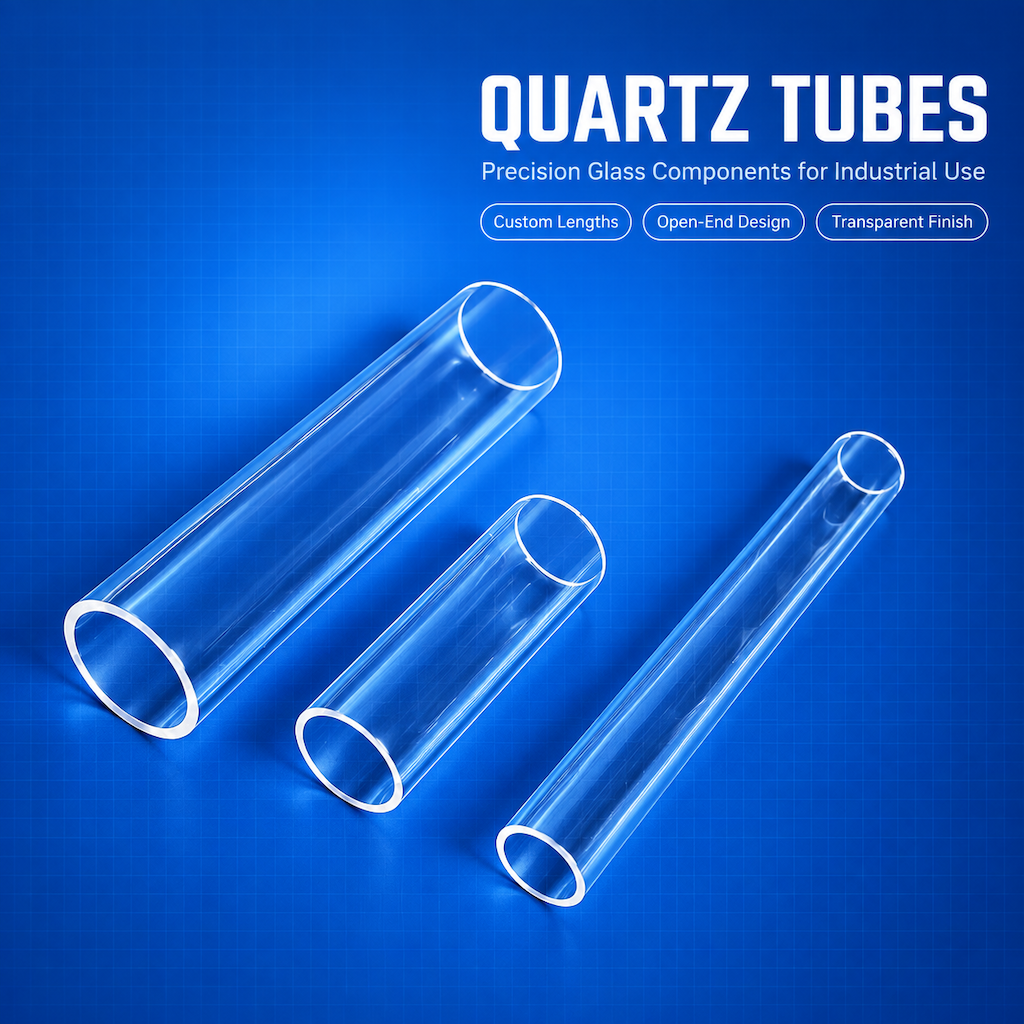 最新の会社の事例について Quartz Thermal Protection Tubes for High‑Temperature Tube Furnace Research-Mia