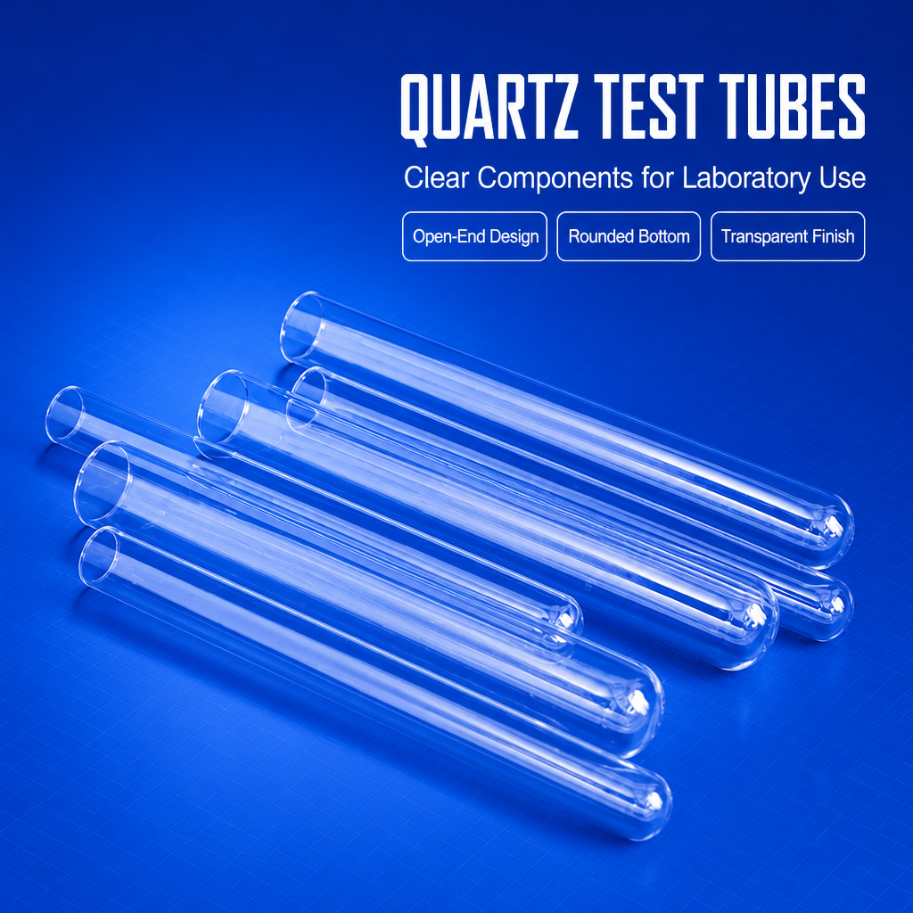 最新の会社の事例について High Purity Quartz Test Tubes for Analytical Chemistry Laboratory-Mia