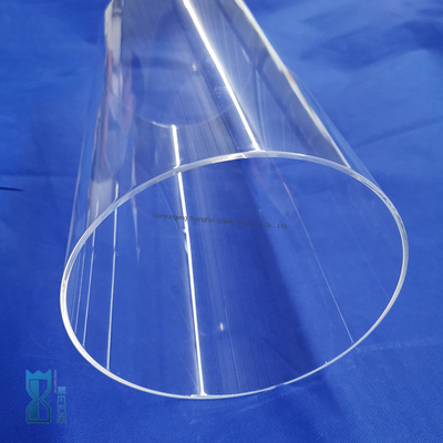 品質  high purity quartz tube Resistance High Temperature Customizable Size Quartz Glass Tube Transparent quartz tube 工場