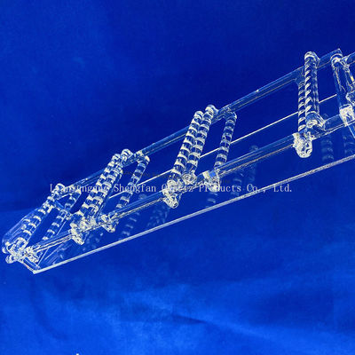品質  High Purity Fused Silica Quartz Boat High Temperature Resistant Quartz Boat for Tube Furnace Laboratory Sintering 工場