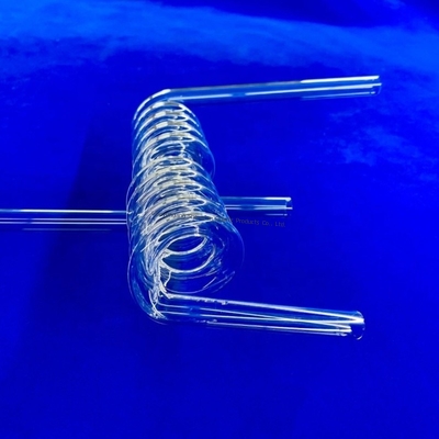 品質  Factory Custom Laboratory High Temperature And Corrosion Resistant Quartz Spiral Tube 工場
