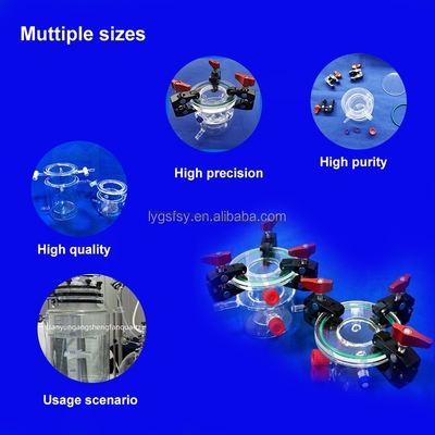 品質  Customized Double Walled UV Quartz Glass Quartz Photocatalytic Reactor 工場