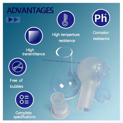 品質  Custom 50-5000ML Quartz Glass Round Bottom Long Neck Flask 工場