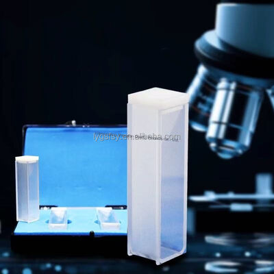 品質  High-temperature and Corrosion Resistant Quartz Glass Colorimeter Cuvette with 3.5ml Capacity 工場