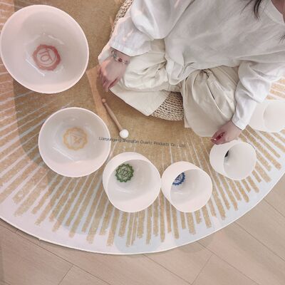 品質  6-12inch Customizable Crystal Singing Bowl Set for Sound Healing and Chakra Meditation 工場