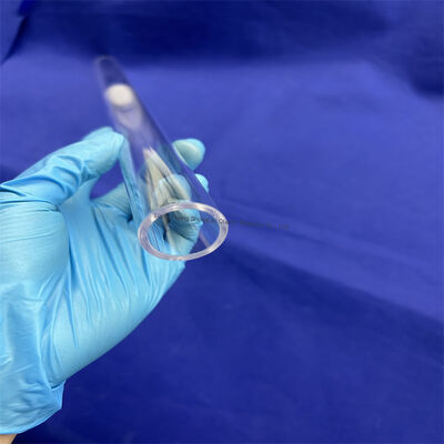 品質  High temperature resistant 1100° transparent quartz glass tube quartz sand core tube 工場