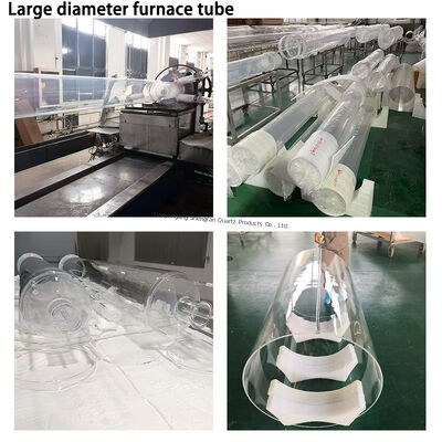 品質  High Temperature Resistant Corrosion Resistant High Purity Quartz Glass Tube Fused Quartz Tube 工場