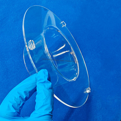 品質  Corrosion Resistance High Temperature Resistant Transparent Quartz Tube Flange Connected Quartz Glass Tube 工場