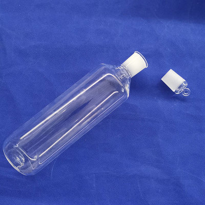 400ml実験用試薬のびんの凍結する液体のこはく色のためのふたが付いている広い口シリンダー