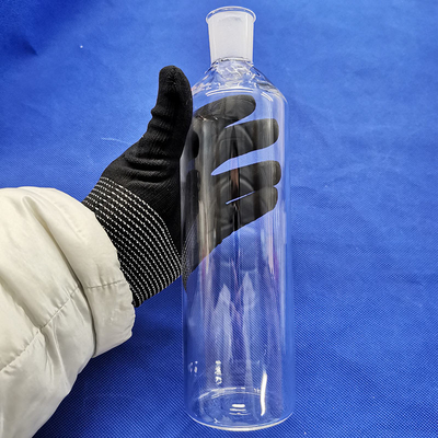 400ml実験用試薬のびんの凍結する液体のこはく色のためのふたが付いている広い口シリンダー