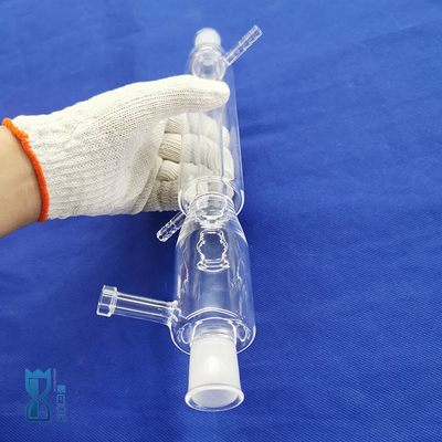 高純度耐腐蝕性のある,定製された,実験用石英器具