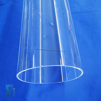 工業用途向け、高温・耐腐食性、大口径カスタムクォーツガラス管