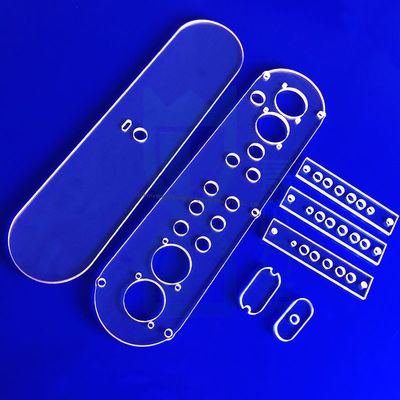 Clear Quartz Disc Chip Wafer Single-channel and Dual-channel Optical Fiber Connector Cable Connector Wire Connector