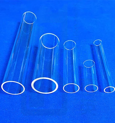 カスタム 大直径 高温耐性クォーツガラスチューブ価格