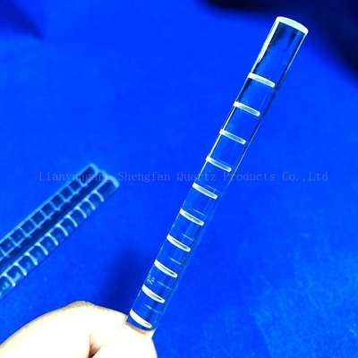 ソーラー セミコンダクターのために溶ける光学シリンダーのゆとりを製粉するCNCの終わりの水晶ガラス棒