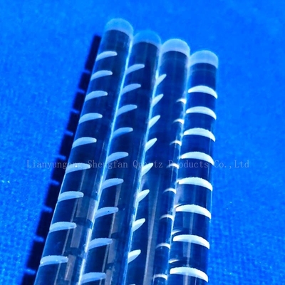 ソーラー セミコンダクターのために溶ける光学シリンダーのゆとりを製粉するCNCの終わりの水晶ガラス棒