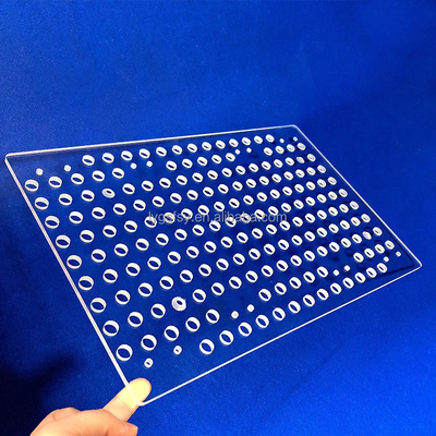 プロのカスタム 高温耐性透明クォーツパンシングシート