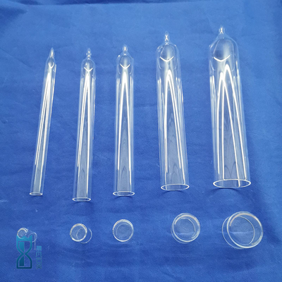 高温耐腐食 工場 オーダーメイド 研究室 工業 石英 丸い底 平面試験管