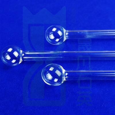 透明なクォーツ試験管 長口吹管製品 ボールプレート-SIO2 ガラス組成 クォーツ試験管