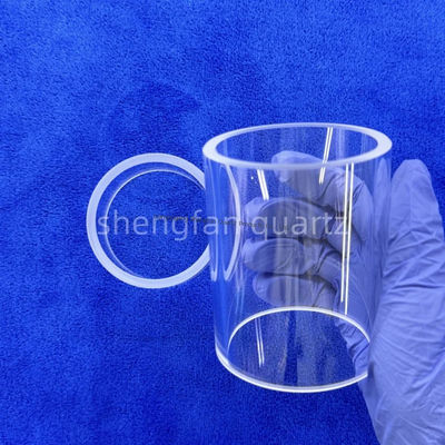 高純度SiO2 99.99% 産業用用クォーツガラスチューブ 焼却点1180°C 張力点1100°C