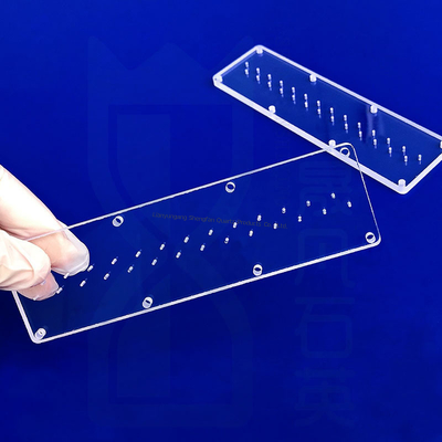 半導体光学アプリケーションのためのカスタムクォーツガラスプレート0.5-100mm
