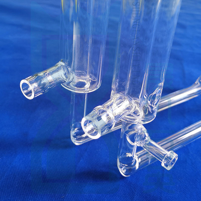 高温耐性溶融クォーツガラスチューブ 研究室専用透明クォーツガラスチューブ