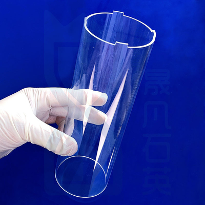 高温腐食耐性 高透量クォーツ ガラスチューブ 溶融クォーツ
