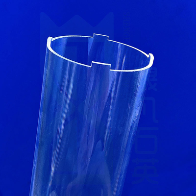 高温腐食耐性 高透量クォーツ ガラスチューブ 溶融クォーツ