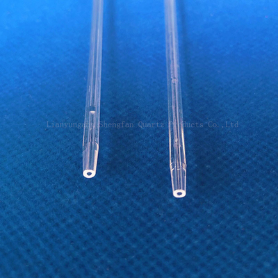 工場 カスタム 高温耐性 1mm-10mm 小径毛細管 石英ガラスチューブ