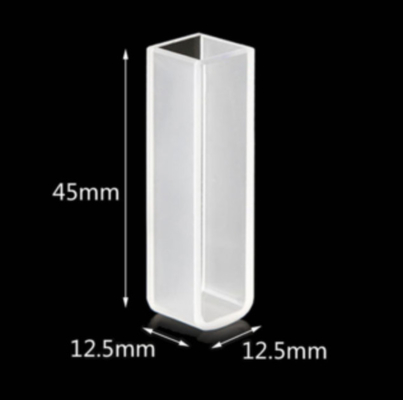 紫外線クォーツカベット 5ml/10mL 100%泡なし 紫外線スペクトロフォトメーターに兼容