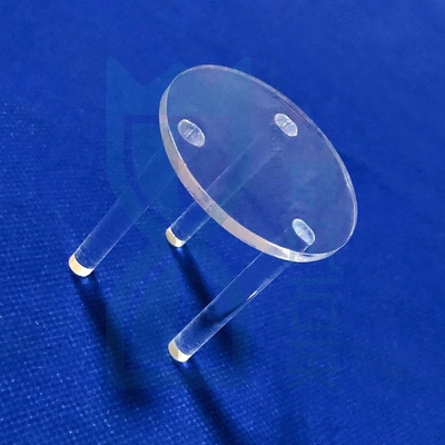 高純度 99.99% 定製 高温腐食耐性 実験機器 クォーツガラスチューブとクォーツ原子炉