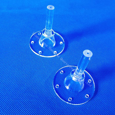 高純度 99.99% 定製 高温腐食耐性 実験機器 クォーツガラスチューブとクォーツ原子炉