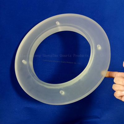 工場製の高温耐性、耐腐食性、透明、不透明な石英ガラス特殊形状部品（サンプルサポート用）