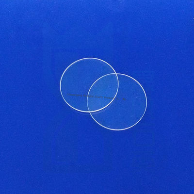 透明クォーツガラスプレート 高光伝達性,高温耐性,技術用用途における耐腐蝕性