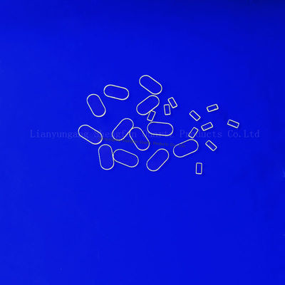 レーザーカット 小型紫外線透過性石英ガラスシート (チャンバー窓用)