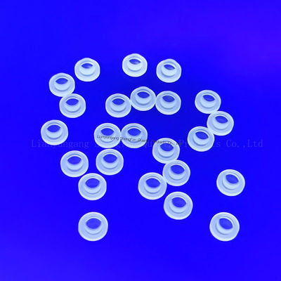 パーソナライズされた溶融クォーツプレート 92% 光伝達力 2.2g/cm3 密度 1150°C 作業温度