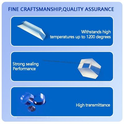 製造者 高伝播率のカスタム光学溶融クォーツガラスプレート