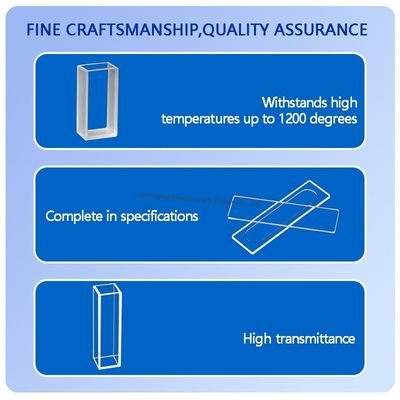 オーダーメイド 光学溶融クォーツガラス窓 高伝播率