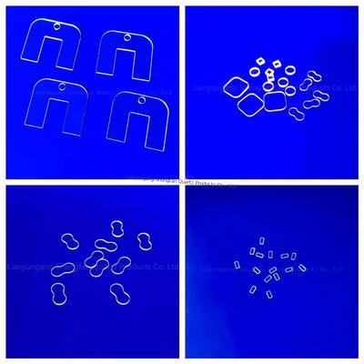 製造者 オーダーメイド オプティカル 溶融 クォーツ ガラス 厚いプレート 高い 伝達力