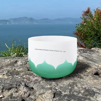 純粋なクォーツ・クリスタル・シンギング・ボウル デジタル・ミュージカル・スケール付き チャクラ・ヒーリングと瞑想